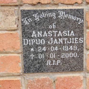 JANTJIES Anastasia Dipuo 1949-2000