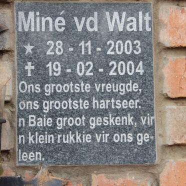 WALT Mine, v.d. 2003-2004