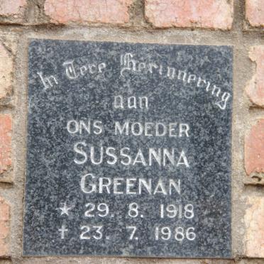 GREENAN Sussanna 1918-1986