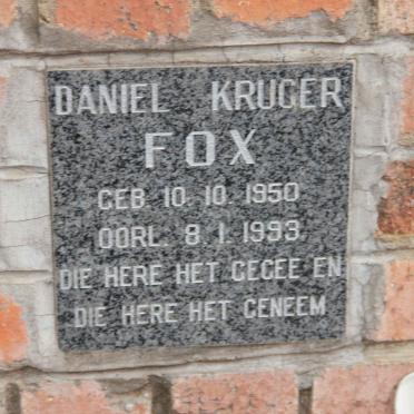 FOX Daniel Kruger 1950-1993