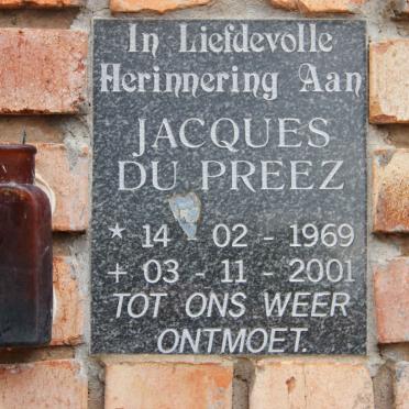 PREEZ Jacques, du 1969-2001
