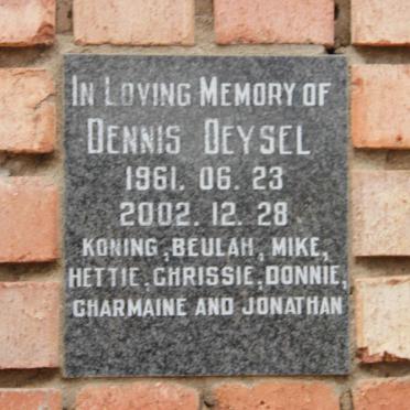 DEYSEL Dennis 1961-2002