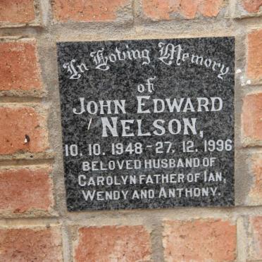 NELSON John Edward 1948-1996