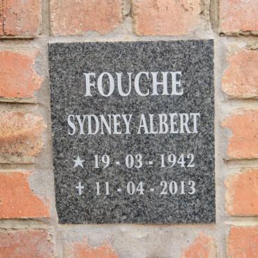 FOUCHE Sydney Albert 1942-2013