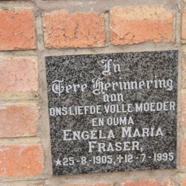 FRASER Engela Maria 1905-1995