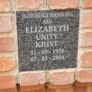 KRIST Elizabeth Unity 1936-2004