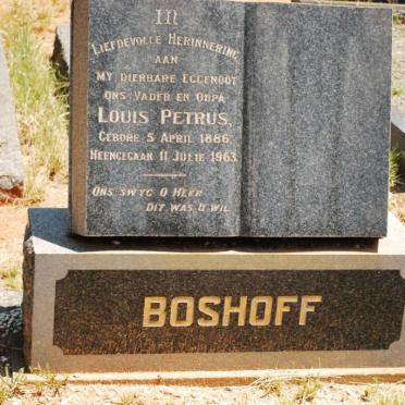BOSHOFF Louis 1886-1963