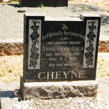 CHEYNE Anna Dorothea nee SMITH 1889-1962