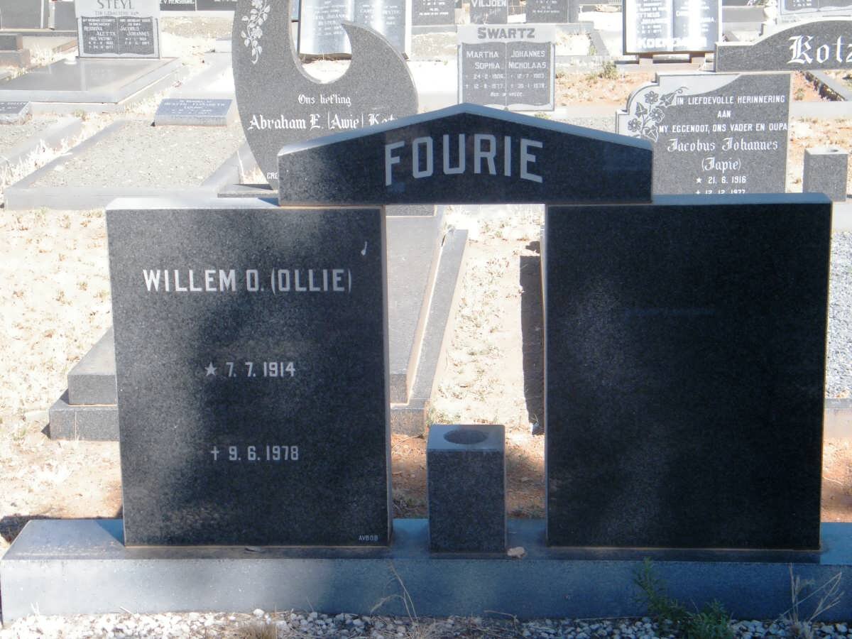 FOURIE Willem O. 1914-1978