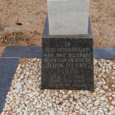 FABER John Henry 1953-1956