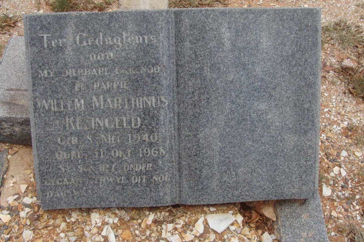 KLEINGELD Willem Marthinus 1940-1968