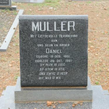 MULLER Daniel 1951-1987