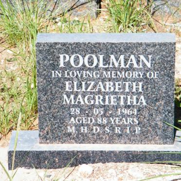 POOLMAN Elizabeth Magrietha -1964