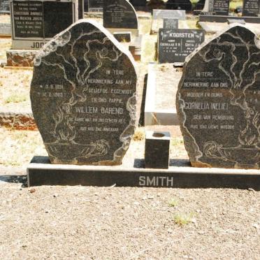 SMITH Willem Barend ??-?? &amp; Cornelia VAN RENSBURG ??-??