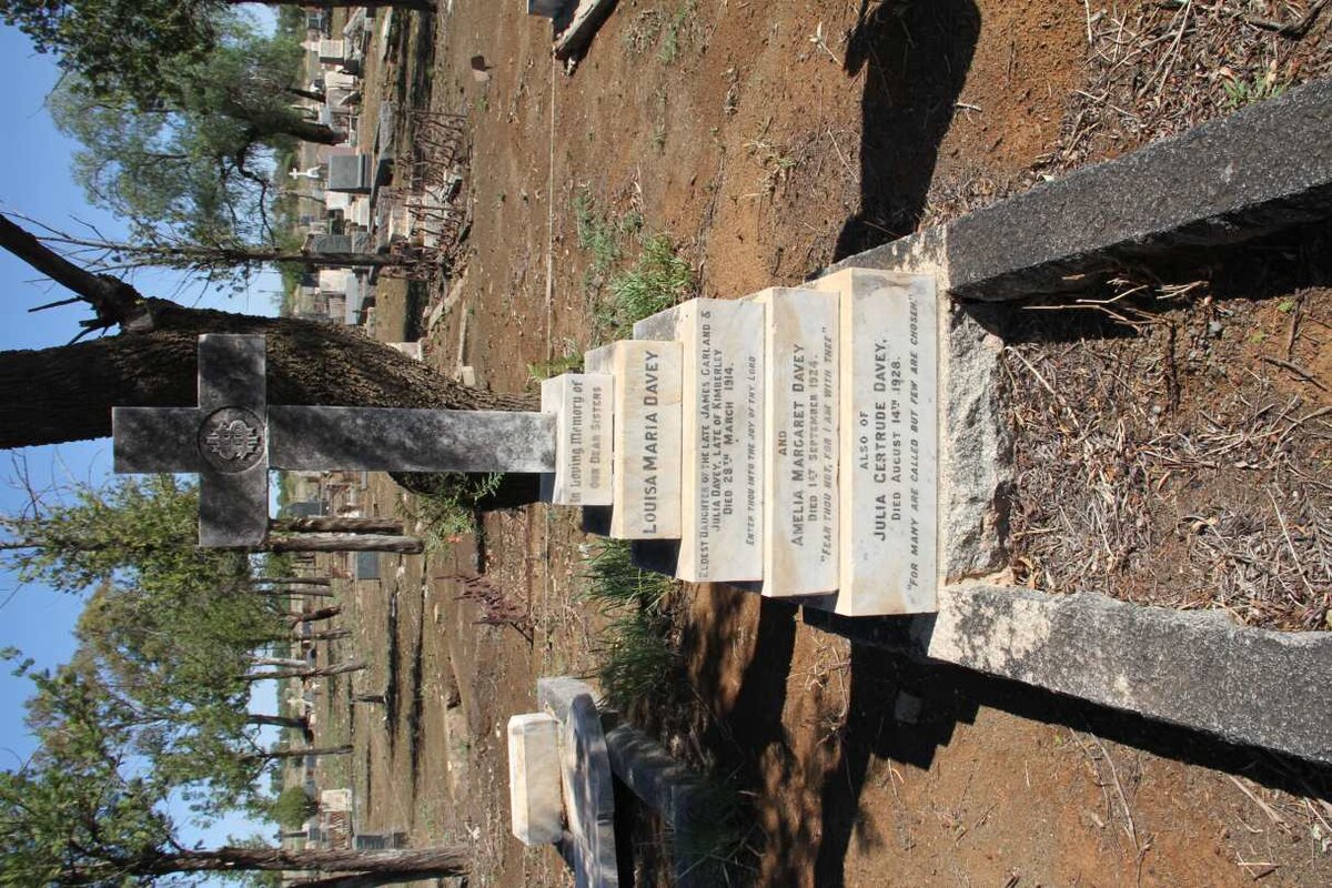 DAVEY Louisa Maria -1914 :: DAVEY Amelia Margaret -1924 :: DAVEY Julia Gertrude -1928