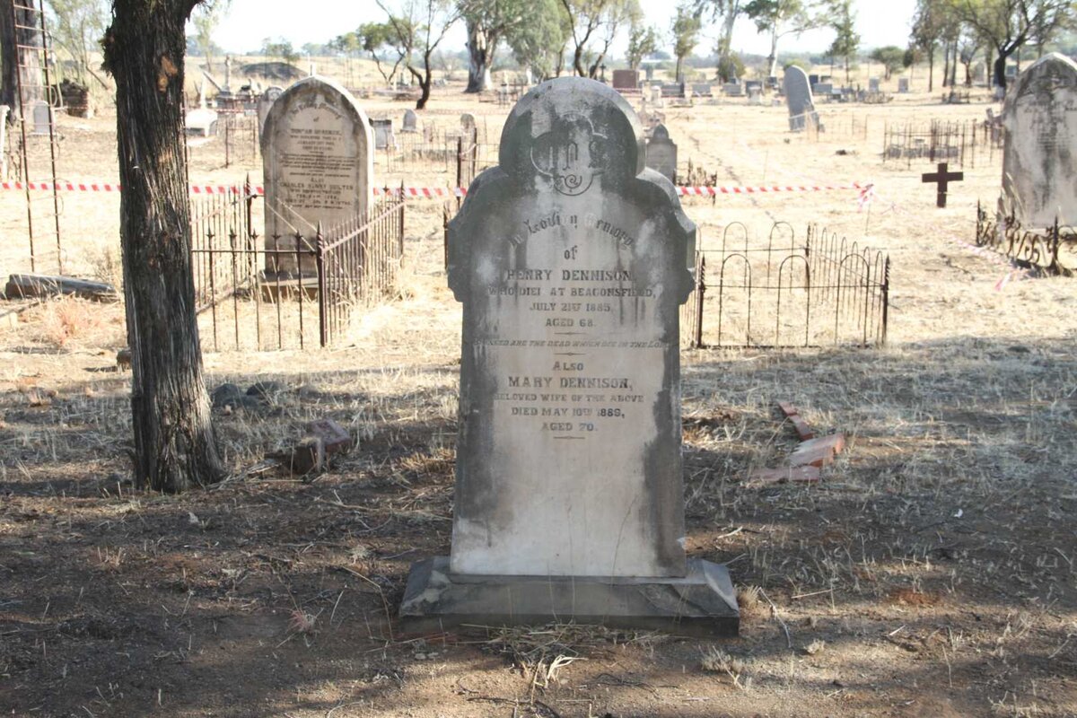 DENNISON Henry  -1885 &amp; Mary   -1889