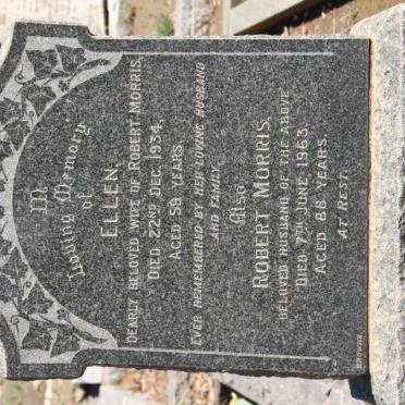 MORRIS Robert -1963 &amp; Ellen -1934