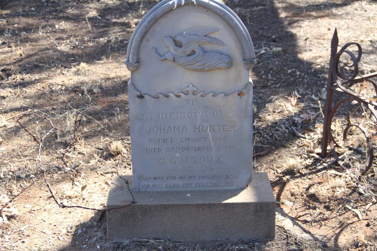 ROUX Johana Hunter 1879-1880