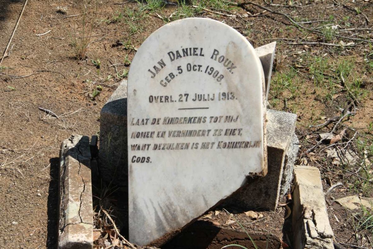 ROUX Jan Daniel 1908-1913