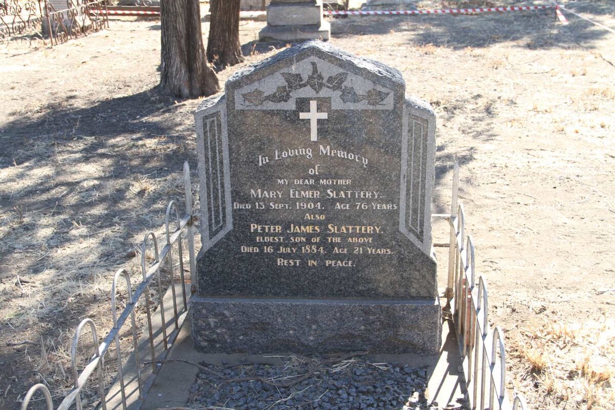 SLATTERY Mary Elmer -1904 :: SLATTERY Peter James -1884