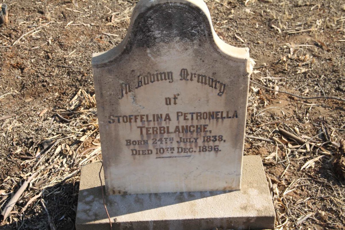 TERBLANCHE Stoffelina Petronella 1838-1896