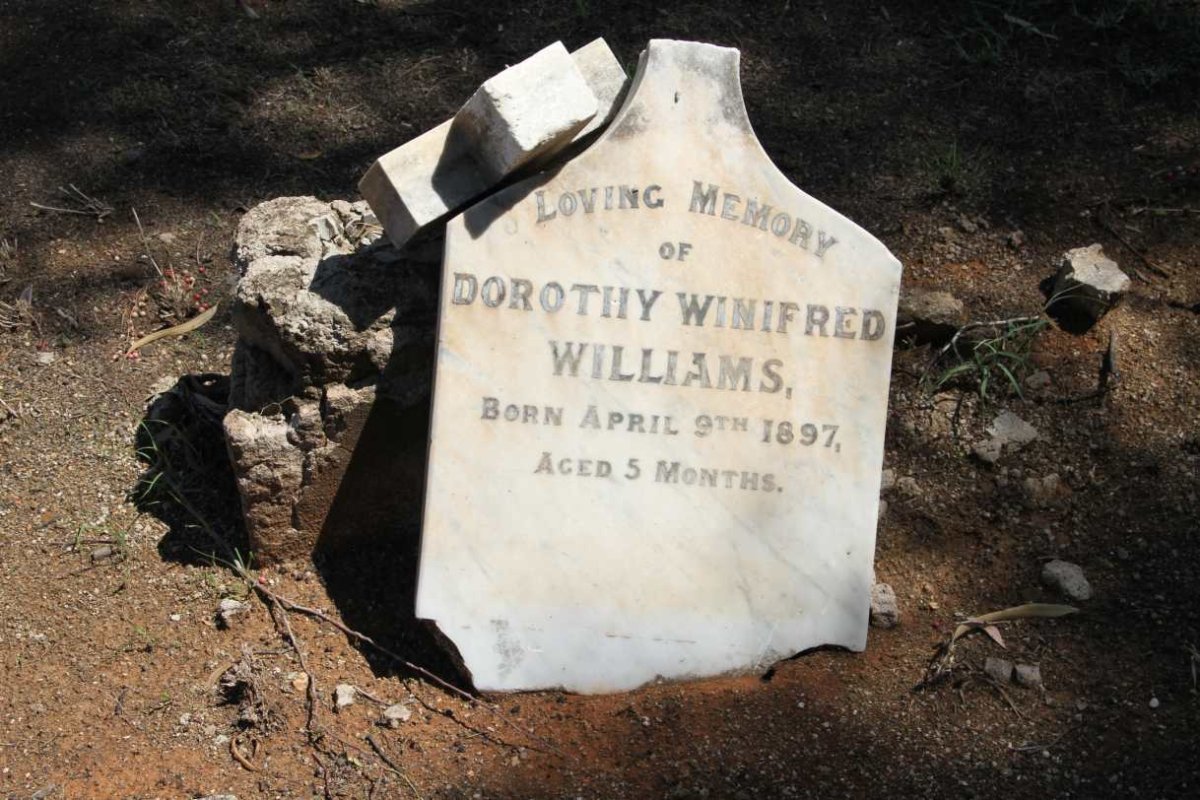 WILLIAMS Dorothy Winifred  -1897