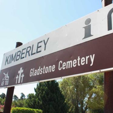 1. Kimberley Gladstone Cemetery