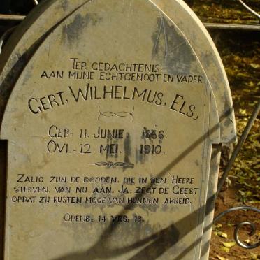 ELS Gert Wilhelmus 1866-1910