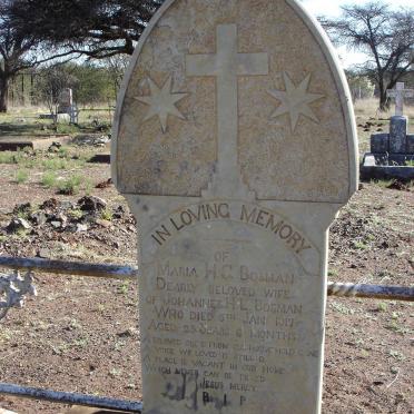 BOSMAN Maria H.C. -1917