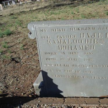 MOHAMED Hajee Kamaloodien 1887-1945