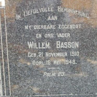 BASSON Willem 1910-1948