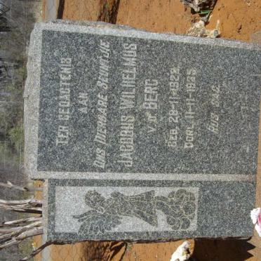 BERG Jacobus Wilhelmus, v.d. 1922-1935 