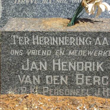 BERG Jan Hendrik, van den 1924-1951 