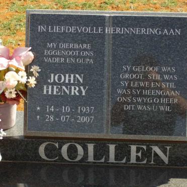 COLLEN John Henry 1937-2007