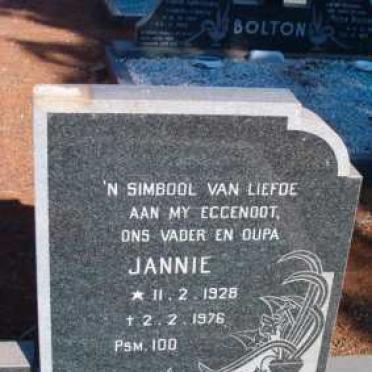 CROUCAMP Jannie 1928-1976