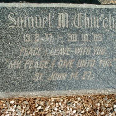 CHURCH Samuel M. 1917-1963