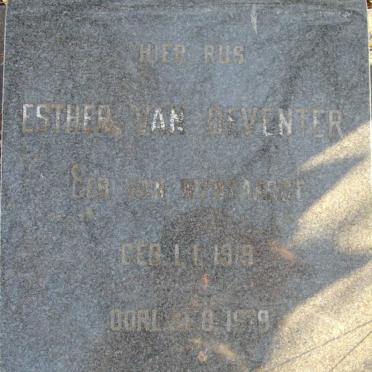 DEVENTER Esther, van nee VAN WYNGAARDT 1919-1979