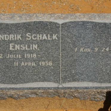 ENSLIN Hendrik Schalk 1918-1956