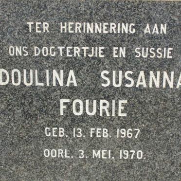 FOURIE Doulina Susanna 1967-1970