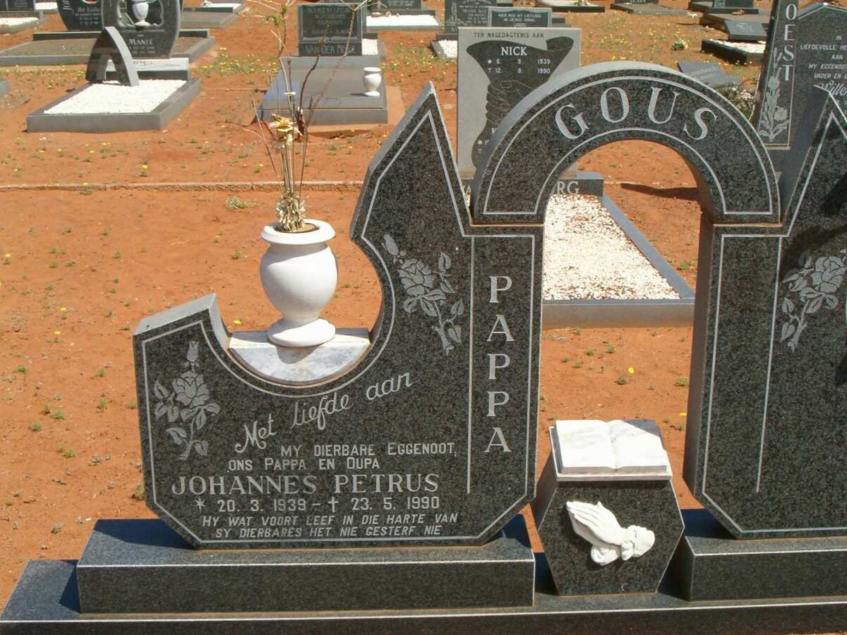 GOUS Johannes Petrus 1939-1990