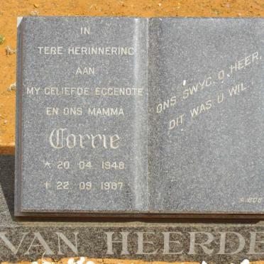 HEERDEN Corrie, van 1948-1987