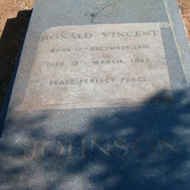 JOHNSON Ronald Vincent 1901-19?7