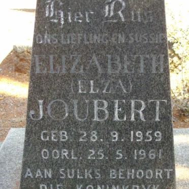 JOUBERT Elizabeth 1959-1961