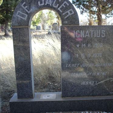 JAGER Ignatius, de 1973-1973