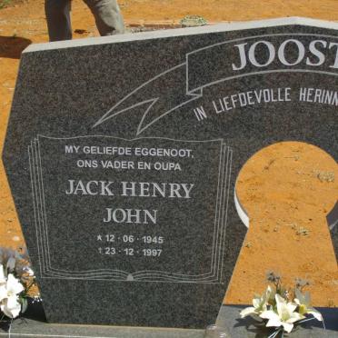 JOOSTE Jack Henry John 1945-1997