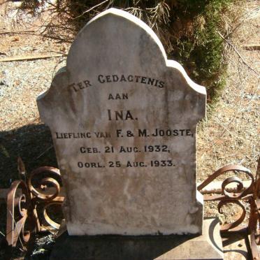JOOSTE Ina 1932-1933