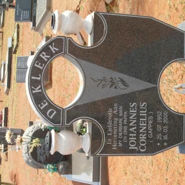 KLERK Johannes Cornelius, de 1952-2000