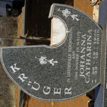 KRÜGER Johanna Catharina 1928-1939
