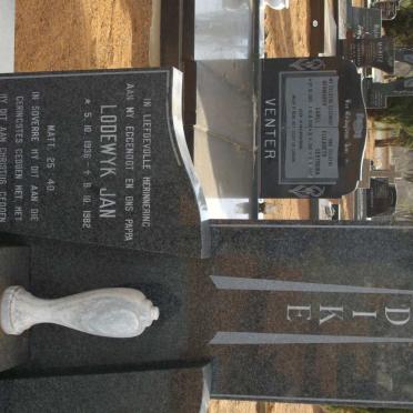 LUDIKE Lodewyk Jan 1936-1982