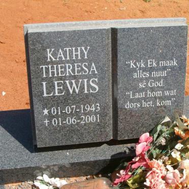 LEWIS Kathy Theresa 1943-2001